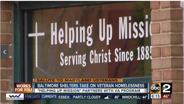 Baltimore Shelters Take on Veteran Homelessness