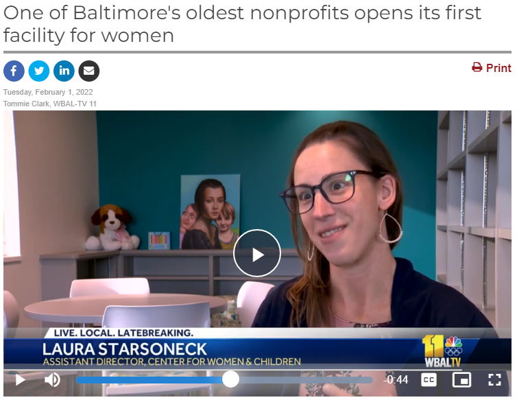 One of Baltimore's oldest nonprofits opens its first facility for women