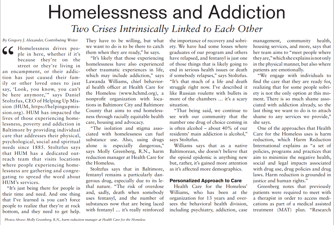 Homelessness and Addiction: Two Crises Intrinsically Linked to Each Other 2